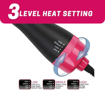 One-Step Hair Dryer Brush – Hot Air Styler, Volumizer, Straightener & Curler in One
