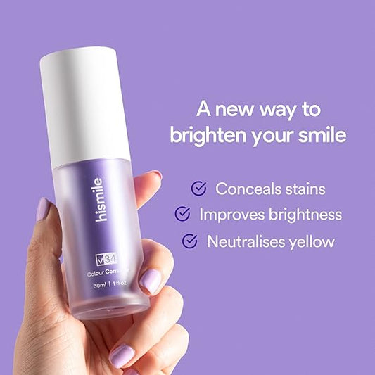 Hismile V34 Purple Color Corrector Serum